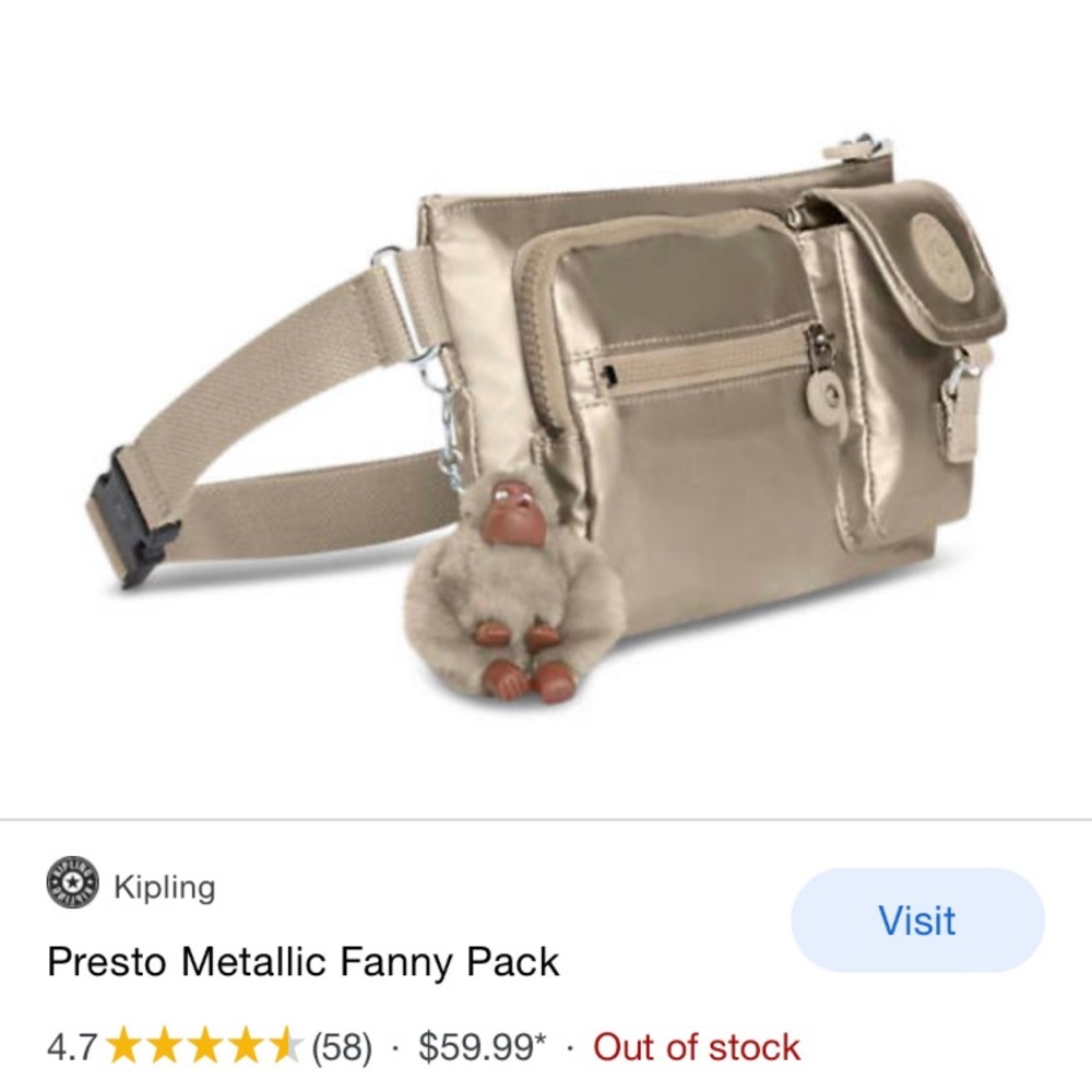 KIPLING WAIST BAGS ❤️